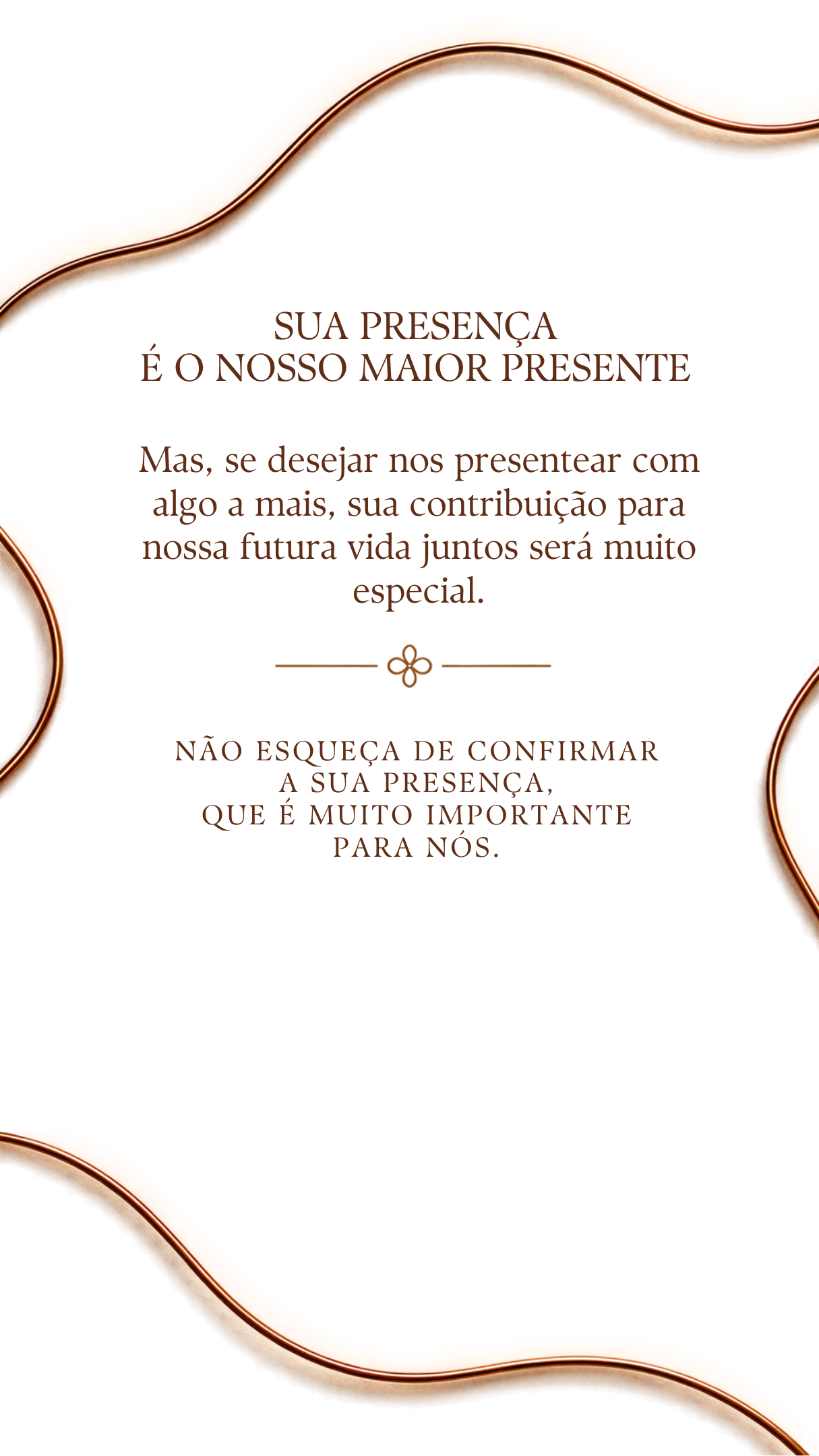 Confirmação de Presença
